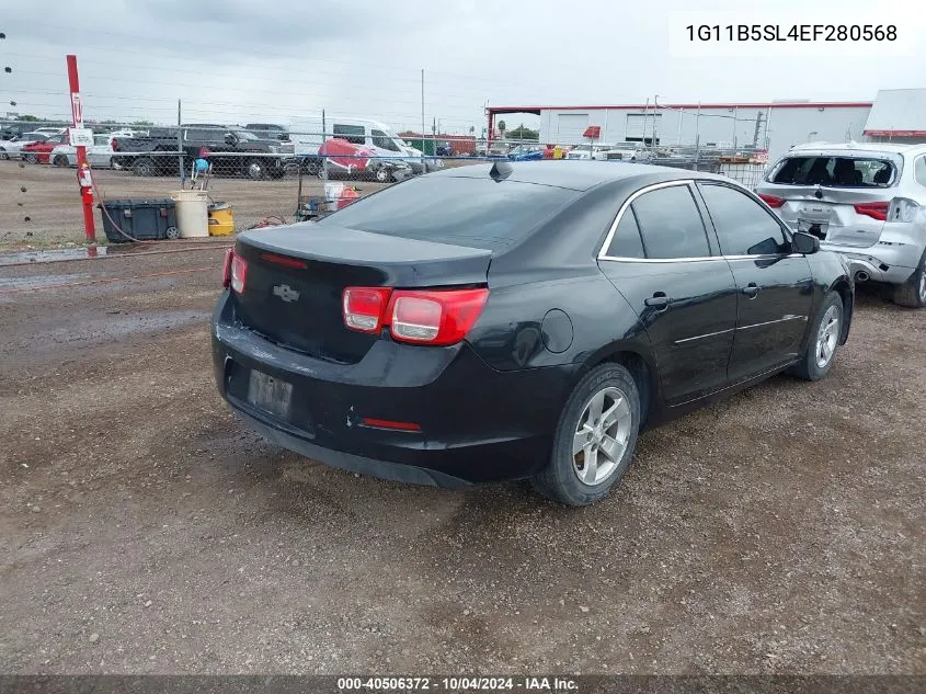 2014 Chevrolet Malibu 1Ls VIN: 1G11B5SL4EF280568 Lot: 40506372