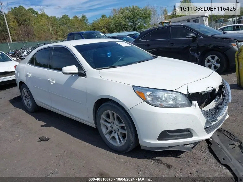 2014 Chevrolet Malibu 1Lt VIN: 1G11C5SL0EF116425 Lot: 40510673