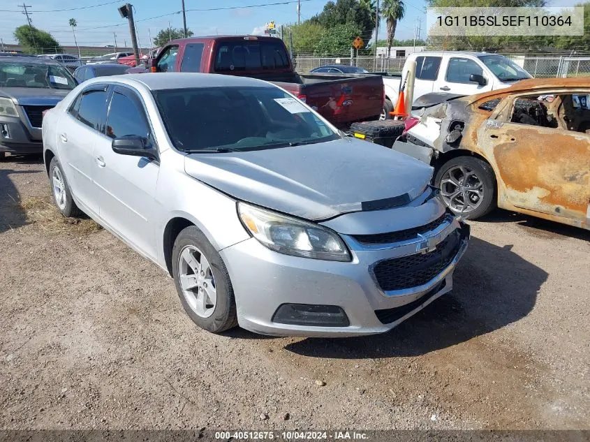 2014 Chevrolet Malibu 1Ls VIN: 1G11B5SL5EF110364 Lot: 40512675