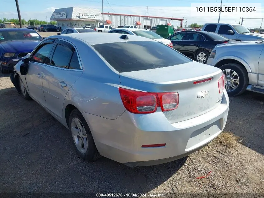 2014 Chevrolet Malibu 1Ls VIN: 1G11B5SL5EF110364 Lot: 40512675