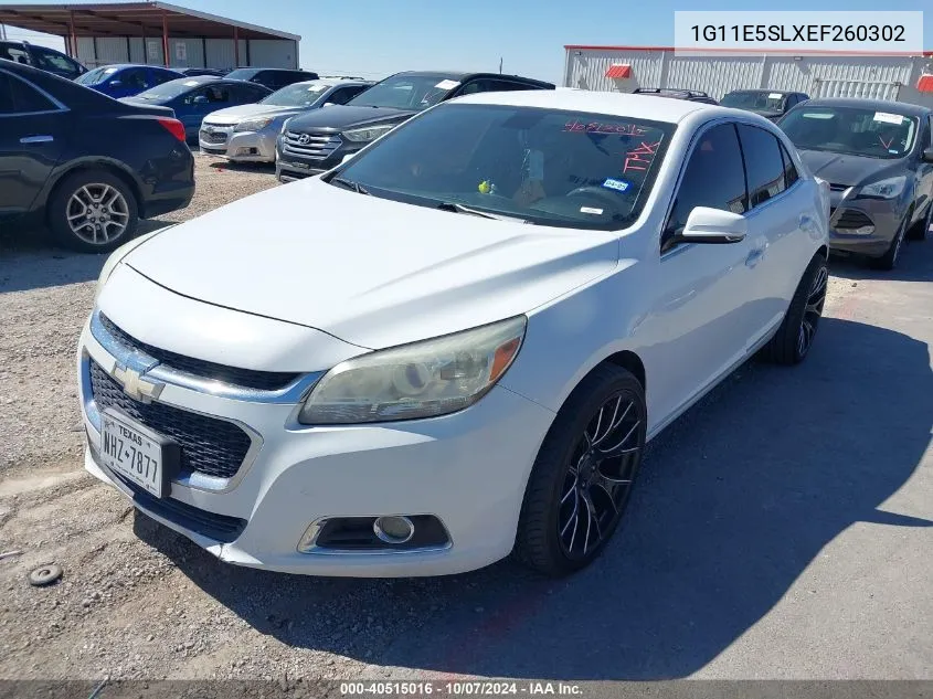 2014 Chevrolet Malibu 2Lt VIN: 1G11E5SLXEF260302 Lot: 40515016