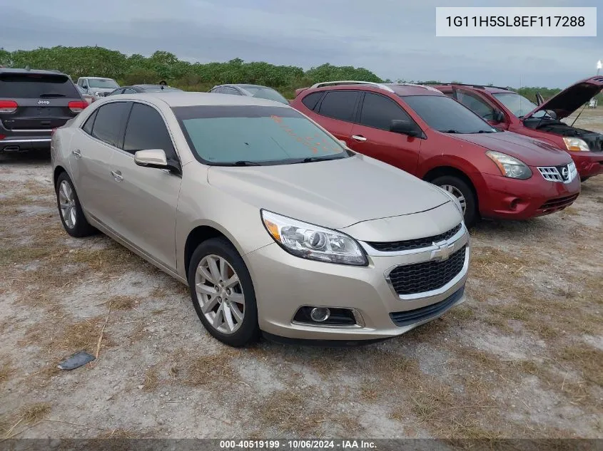 2014 Chevrolet Malibu Ltz VIN: 1G11H5SL8EF117288 Lot: 40519199