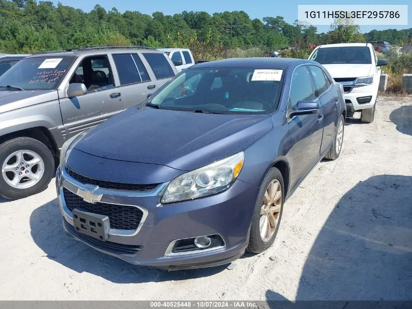 2014 Chevrolet Malibu Ltz VIN: 1G11H5SL3EF295786 Lot: 40525448