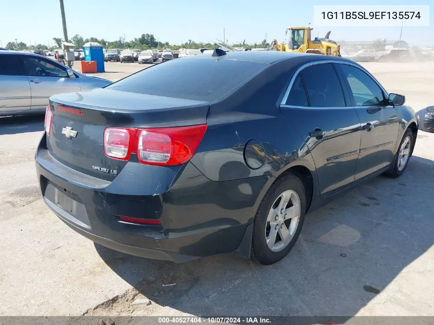 2014 Chevrolet Malibu 1Ls VIN: 1G11B5SL9EF135574 Lot: 40527404