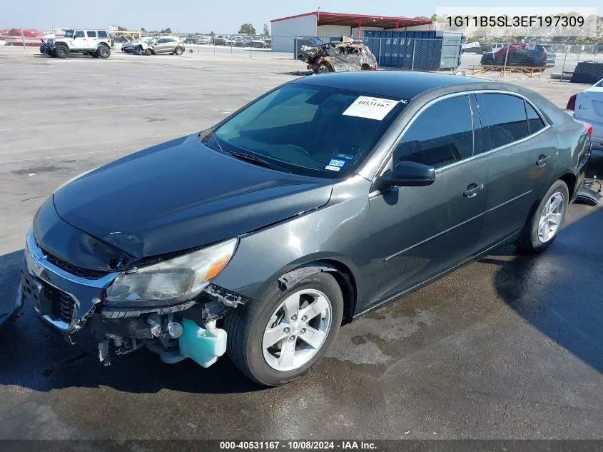 2014 Chevrolet Malibu 1Ls VIN: 1G11B5SL3EF197309 Lot: 40531167