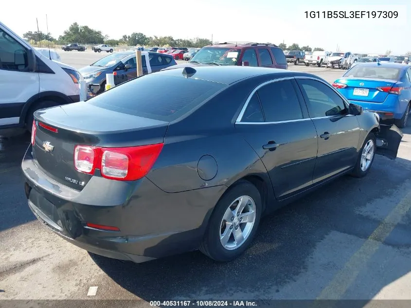 2014 Chevrolet Malibu 1Ls VIN: 1G11B5SL3EF197309 Lot: 40531167