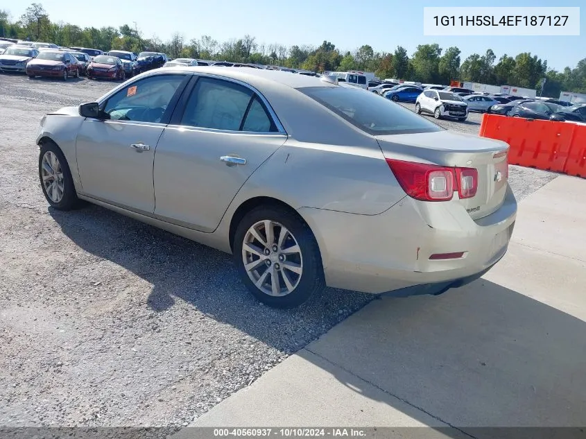 1G11H5SL4EF187127 2014 Chevrolet Malibu 1Lz