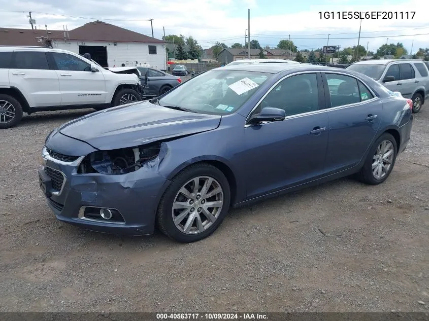 2014 Chevrolet Malibu 2Lt VIN: 1G11E5SL6EF201117 Lot: 40563717