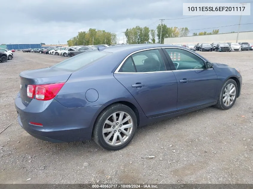 2014 Chevrolet Malibu 2Lt VIN: 1G11E5SL6EF201117 Lot: 40563717