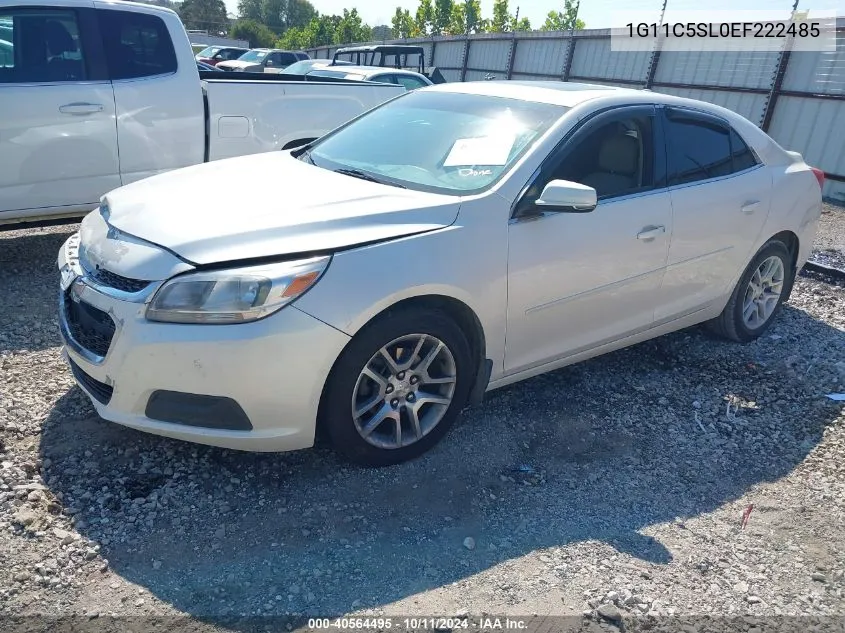 2014 Chevrolet Malibu 1Lt VIN: 1G11C5SL0EF222485 Lot: 40564495