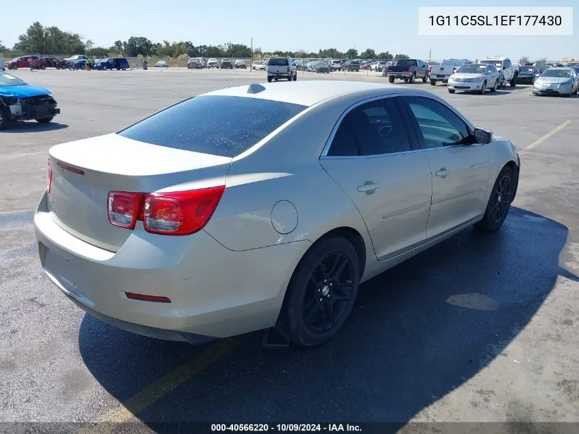 2014 Chevrolet Malibu 1Lt VIN: 1G11C5SL1EF177430 Lot: 40566220