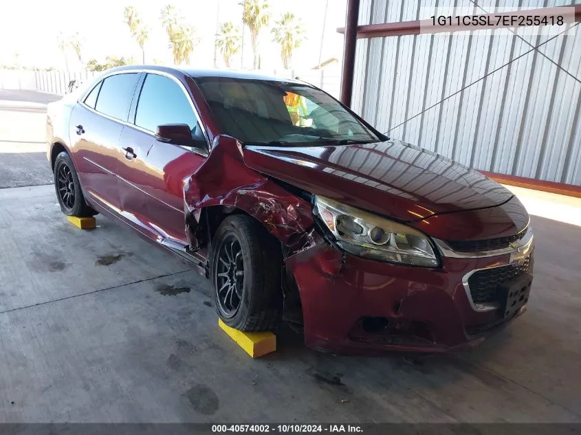 2014 Chevrolet Malibu 1Lt VIN: 1G11C5SL7EF255418 Lot: 40574002