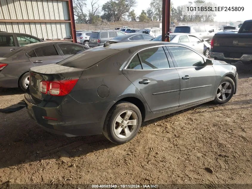 2014 Chevrolet Malibu 1Ls VIN: 1G11B5SL1EF245809 Lot: 40583349