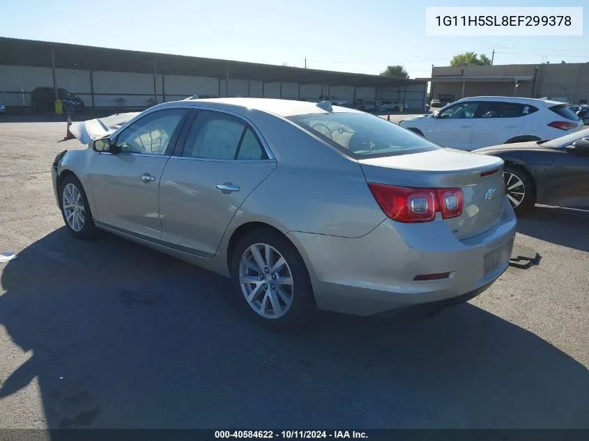 2014 Chevrolet Malibu 1Lz VIN: 1G11H5SL8EF299378 Lot: 40584622