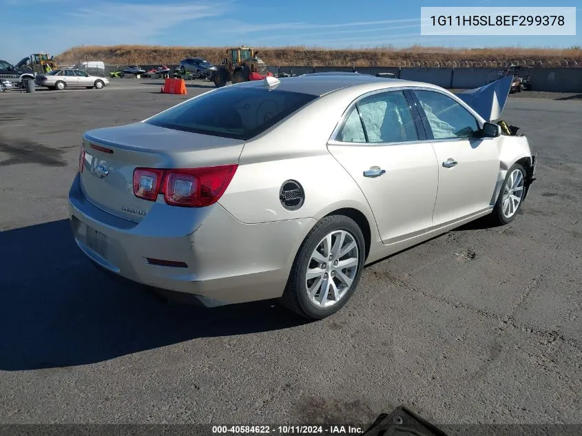 2014 Chevrolet Malibu 1Lz VIN: 1G11H5SL8EF299378 Lot: 40584622