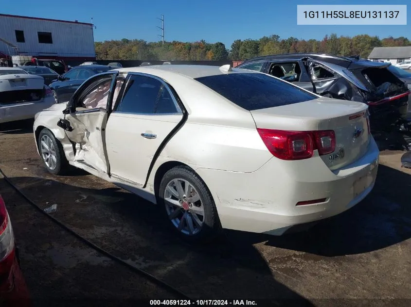 2014 Chevrolet Malibu Ltz VIN: 1G11H5SL8EU131137 Lot: 40591224