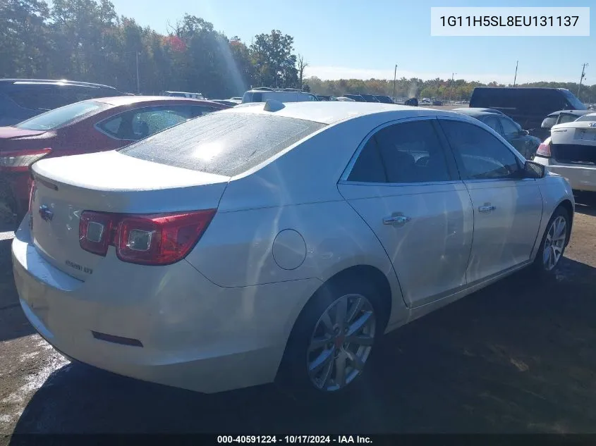 2014 Chevrolet Malibu Ltz VIN: 1G11H5SL8EU131137 Lot: 40591224