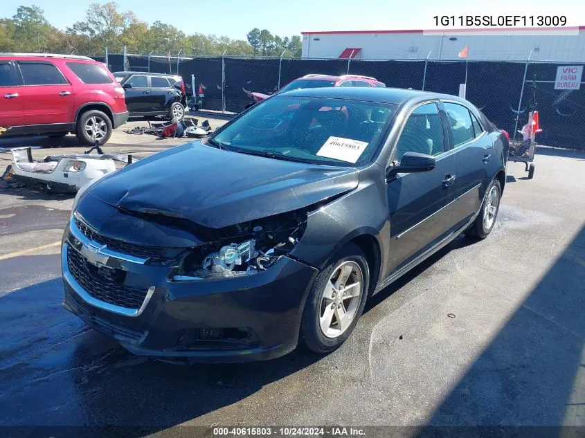 2014 Chevrolet Malibu 1Ls VIN: 1G11B5SL0EF113009 Lot: 40615803