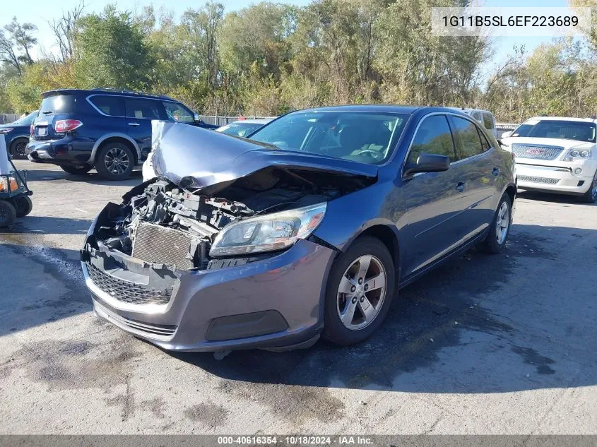 2014 Chevrolet Malibu 1Ls VIN: 1G11B5SL6EF223689 Lot: 40616354