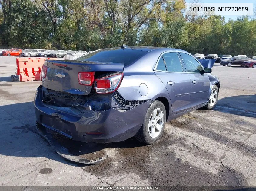 2014 Chevrolet Malibu 1Ls VIN: 1G11B5SL6EF223689 Lot: 40616354