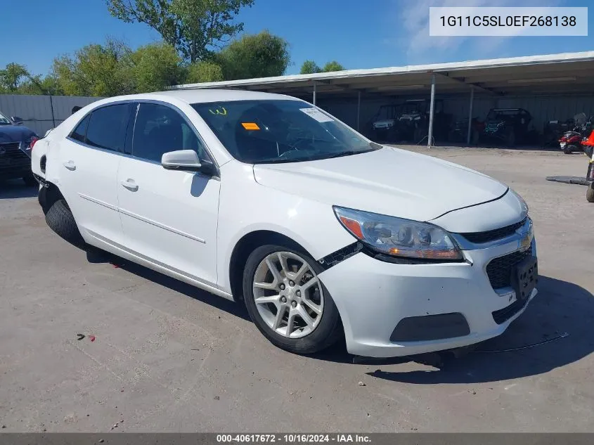 2014 Chevrolet Malibu 1Lt VIN: 1G11C5SL0EF268138 Lot: 40617672