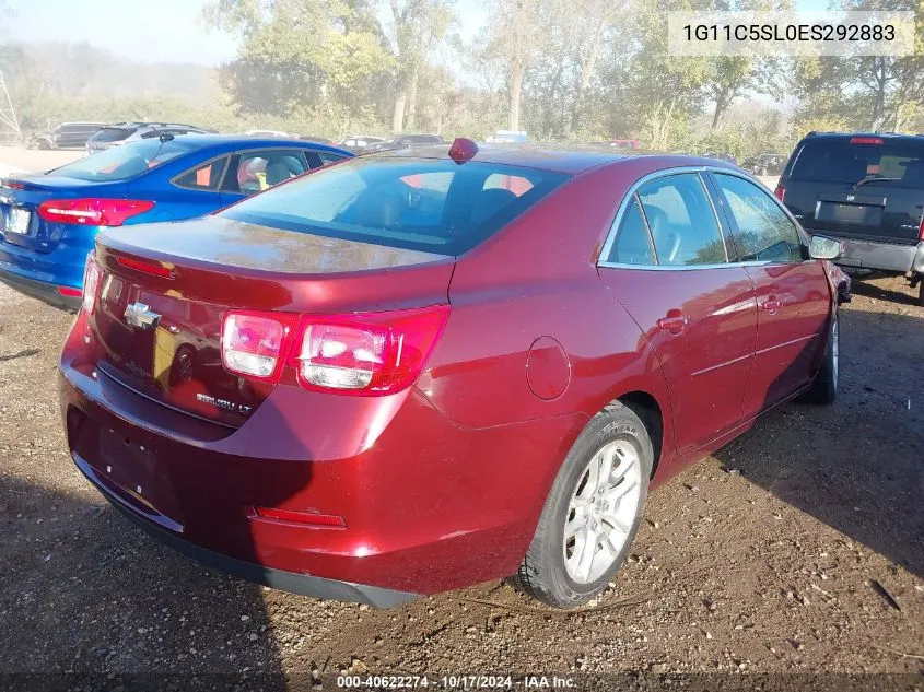 2014 Chevrolet Malibu VIN: 1G11C5SL0ES292883 Lot: 40622274