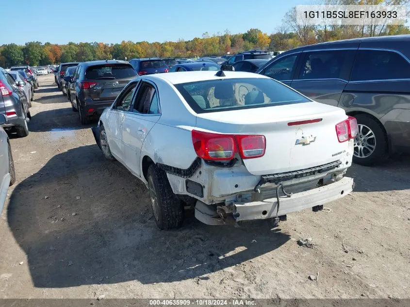 2014 Chevrolet Malibu 1Ls VIN: 1G11B5SL8EF163933 Lot: 40635909