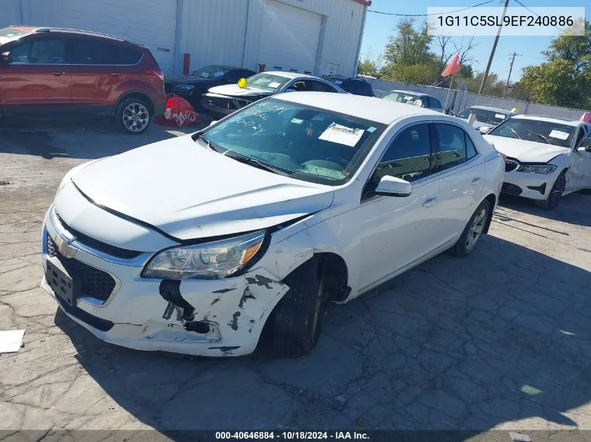 2014 Chevrolet Malibu 1Lt VIN: 1G11C5SL9EF240886 Lot: 40646884