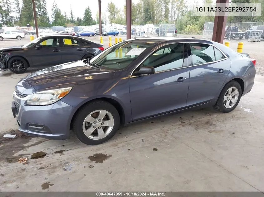 2014 Chevrolet Malibu 1Fl VIN: 1G11A5SL2EF292754 Lot: 40647959