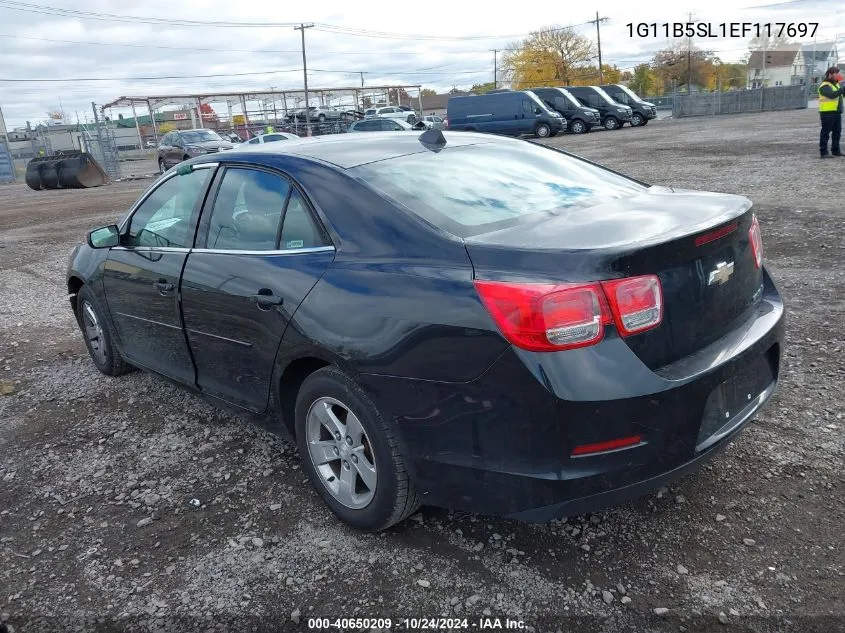 2014 Chevrolet Malibu 1Ls VIN: 1G11B5SL1EF117697 Lot: 40650209