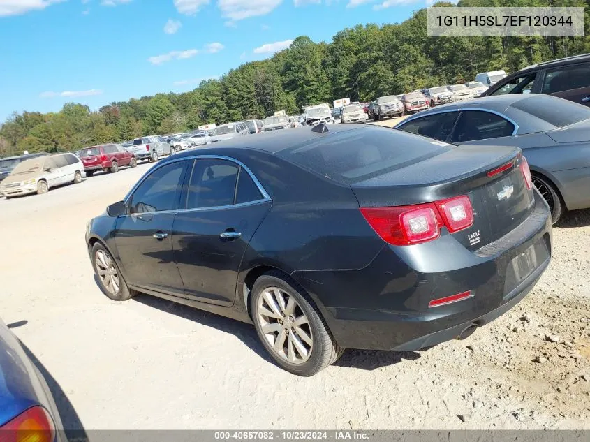 2014 Chevrolet Malibu 1Lz VIN: 1G11H5SL7EF120344 Lot: 40657082