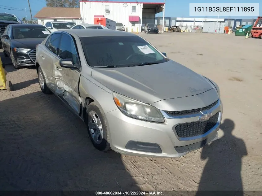 2014 Chevrolet Malibu 1Ls VIN: 1G11B5SL8EF111895 Lot: 40662034