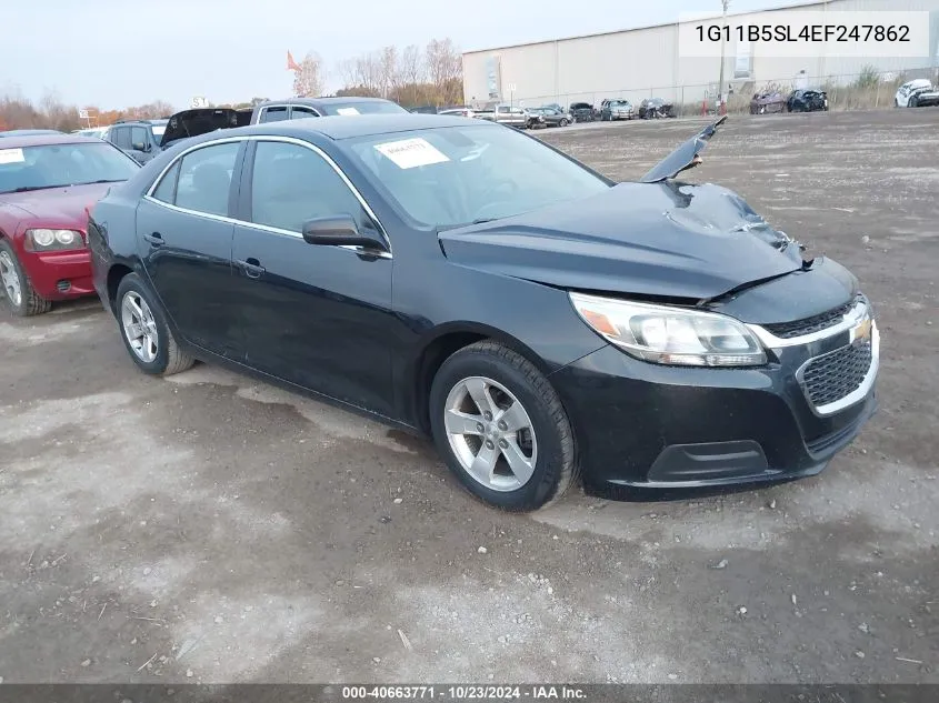 2014 Chevrolet Malibu 1Ls VIN: 1G11B5SL4EF247862 Lot: 40663771