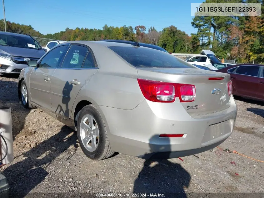 2014 Chevrolet Malibu 1Ls VIN: 1G11B5SL6EF122393 Lot: 40668116