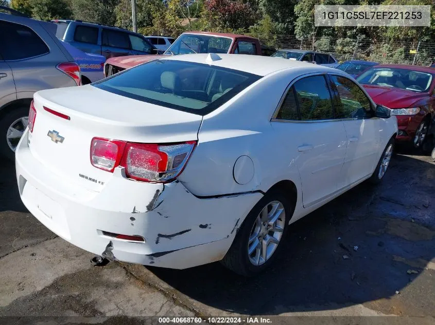 2014 Chevrolet Malibu 1Lt VIN: 1G11C5SL7EF221253 Lot: 40668760