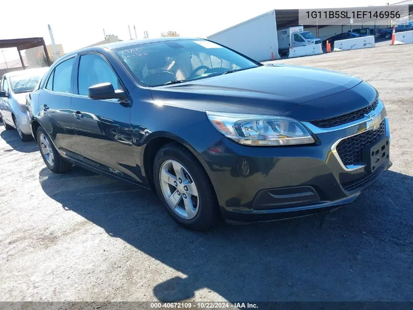 2014 Chevrolet Malibu 1Ls VIN: 1G11B5SL1EF146956 Lot: 40672109