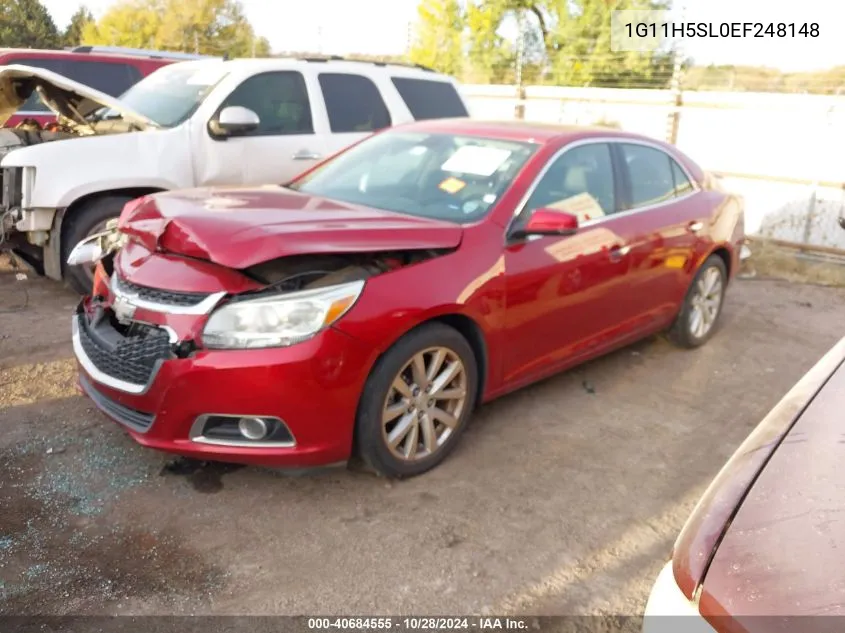 2014 Chevrolet Malibu Ltz VIN: 1G11H5SL0EF248148 Lot: 40684555