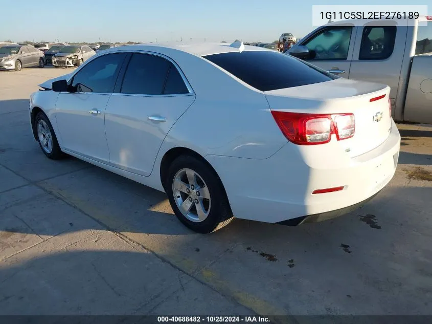 2014 Chevrolet Malibu 1Lt VIN: 1G11C5SL2EF276189 Lot: 40688482