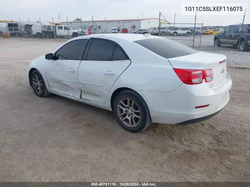 2014 Chevrolet Malibu 1Lt VIN: 1G11C5SLXEF116075 Lot: 40701118