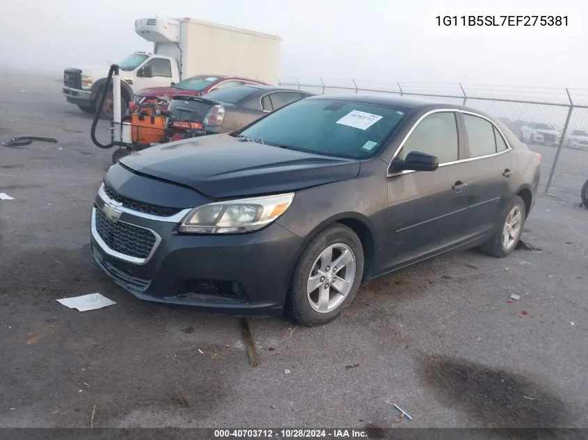 2014 Chevrolet Malibu 1Ls VIN: 1G11B5SL7EF275381 Lot: 40703712