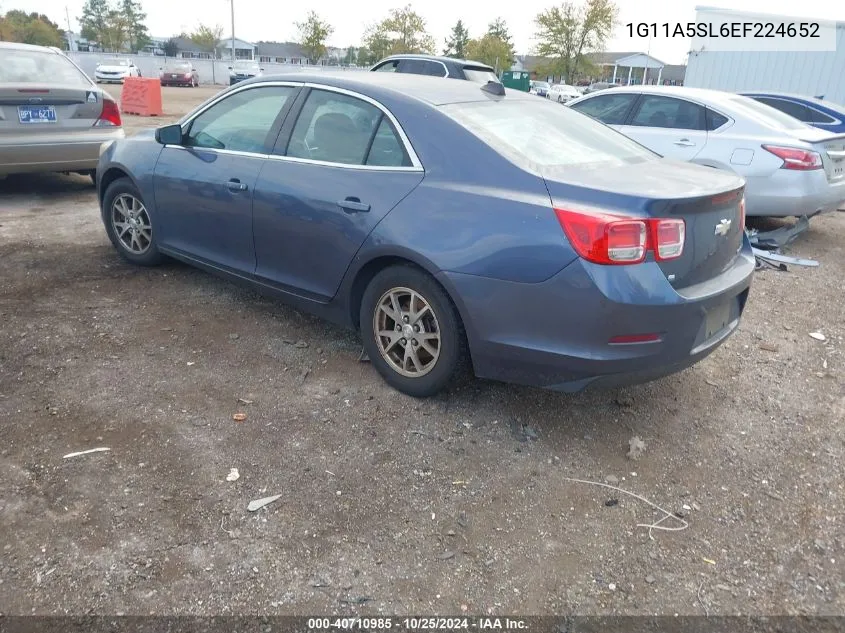 2014 Chevrolet Malibu 1Fl VIN: 1G11A5SL6EF224652 Lot: 40710985