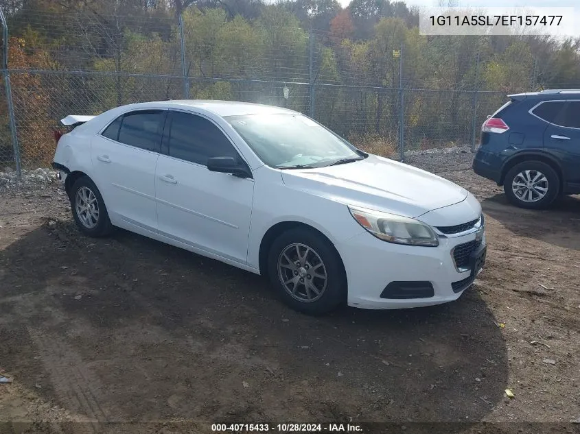 2014 Chevrolet Malibu 1Fl VIN: 1G11A5SL7EF157477 Lot: 40715433