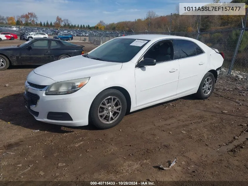 2014 Chevrolet Malibu 1Fl VIN: 1G11A5SL7EF157477 Lot: 40715433