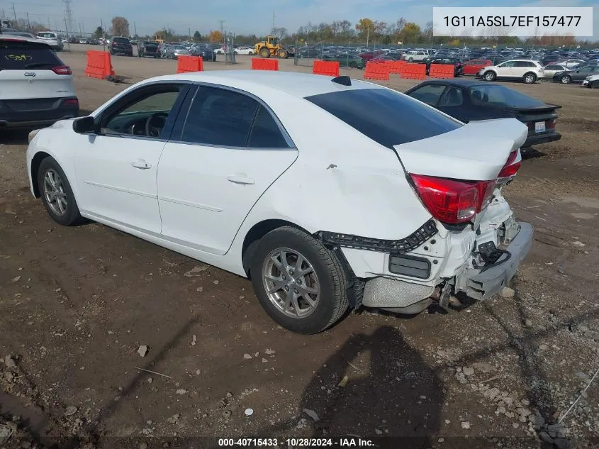 2014 Chevrolet Malibu 1Fl VIN: 1G11A5SL7EF157477 Lot: 40715433