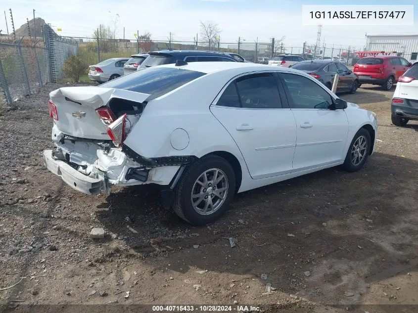 2014 Chevrolet Malibu 1Fl VIN: 1G11A5SL7EF157477 Lot: 40715433