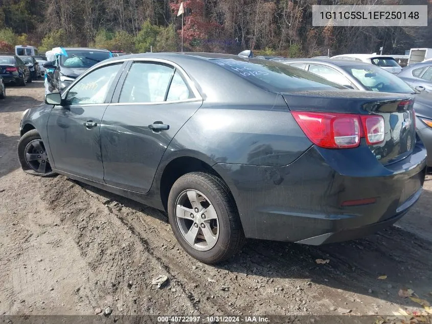 2014 Chevrolet Malibu 1Lt VIN: 1G11C5SL1EF250148 Lot: 40722997