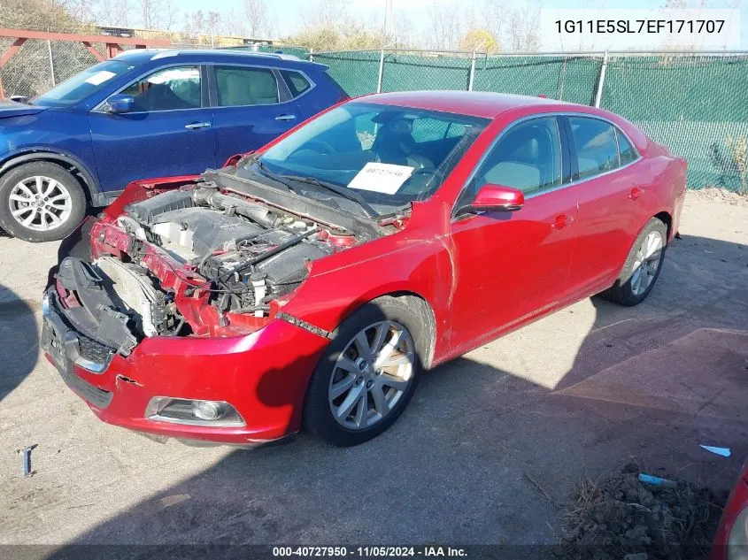 2014 Chevrolet Malibu 2Lt VIN: 1G11E5SL7EF171707 Lot: 40727950