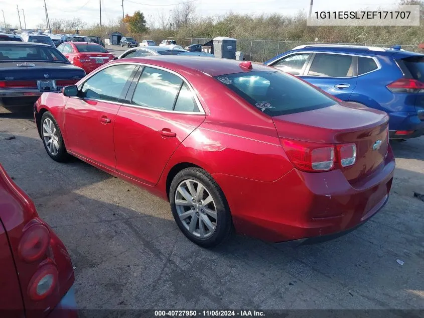 2014 Chevrolet Malibu 2Lt VIN: 1G11E5SL7EF171707 Lot: 40727950