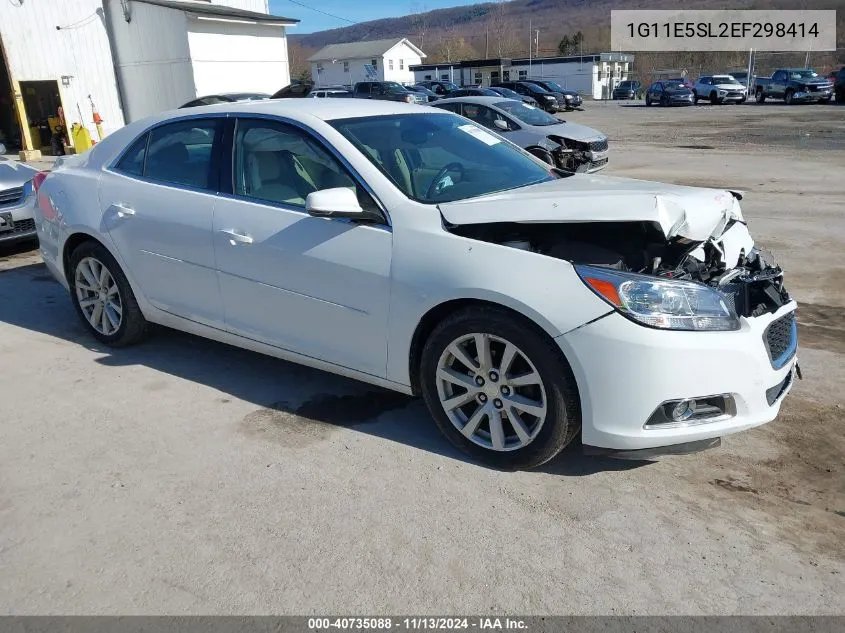 1G11E5SL2EF298414 2014 Chevrolet Malibu 2Lt