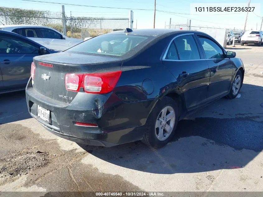 2014 Chevrolet Malibu 1Ls VIN: 1G11B5SL4EF236327 Lot: 40745540